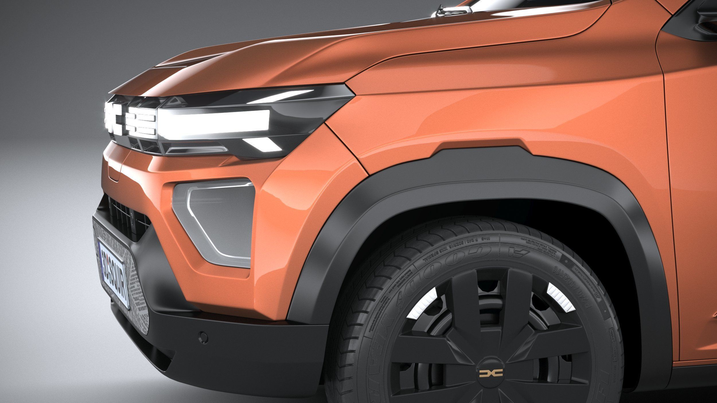 Dacia Spring 2025 3D model_3