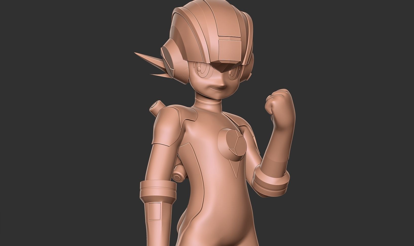 Mega Man Battle Network 3D print model_9