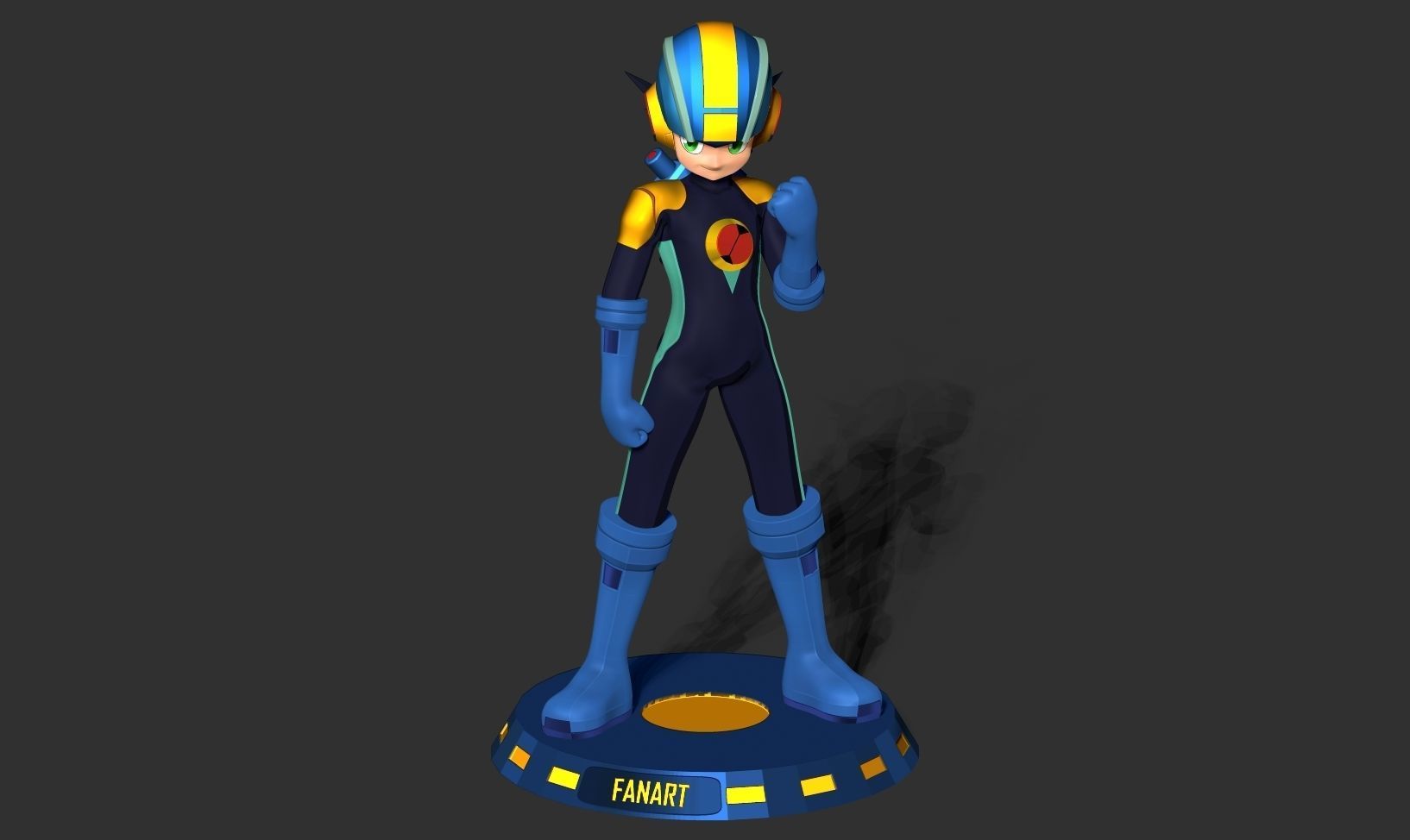 Mega Man Battle Network 3D print model_19