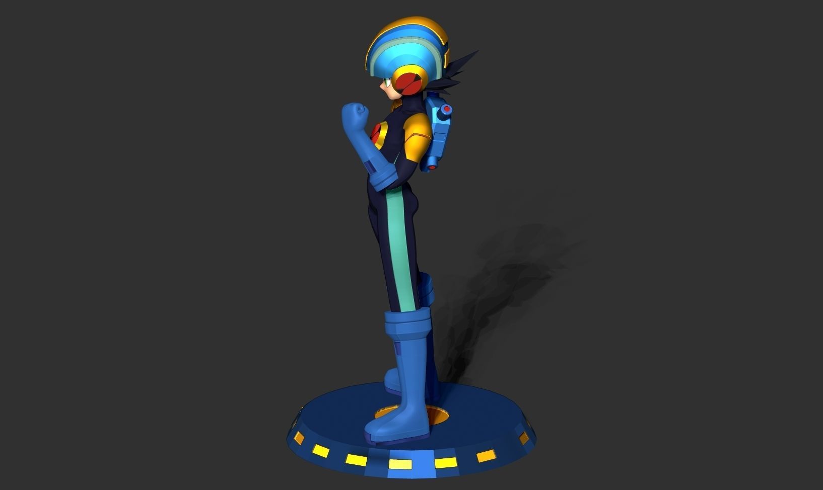 Mega Man Battle Network 3D print model_21