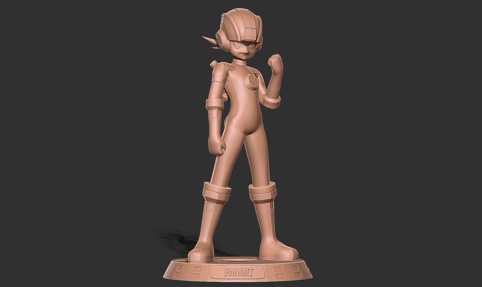 Mega Man Battle Network 3D print model_12