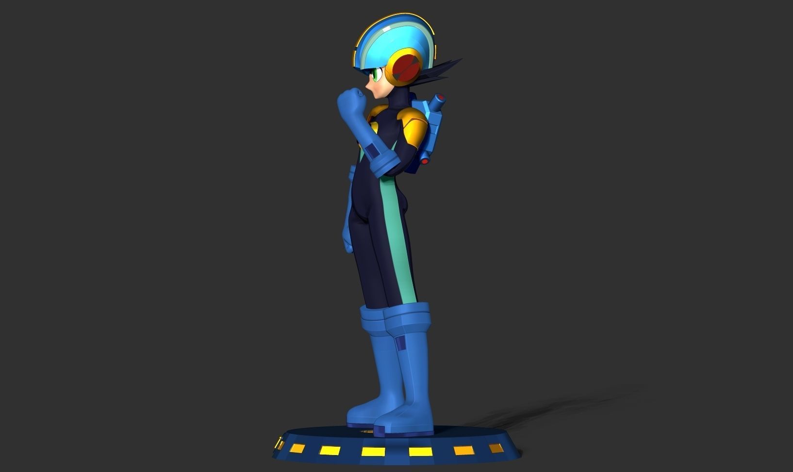 Mega Man Battle Network 3D print model_13