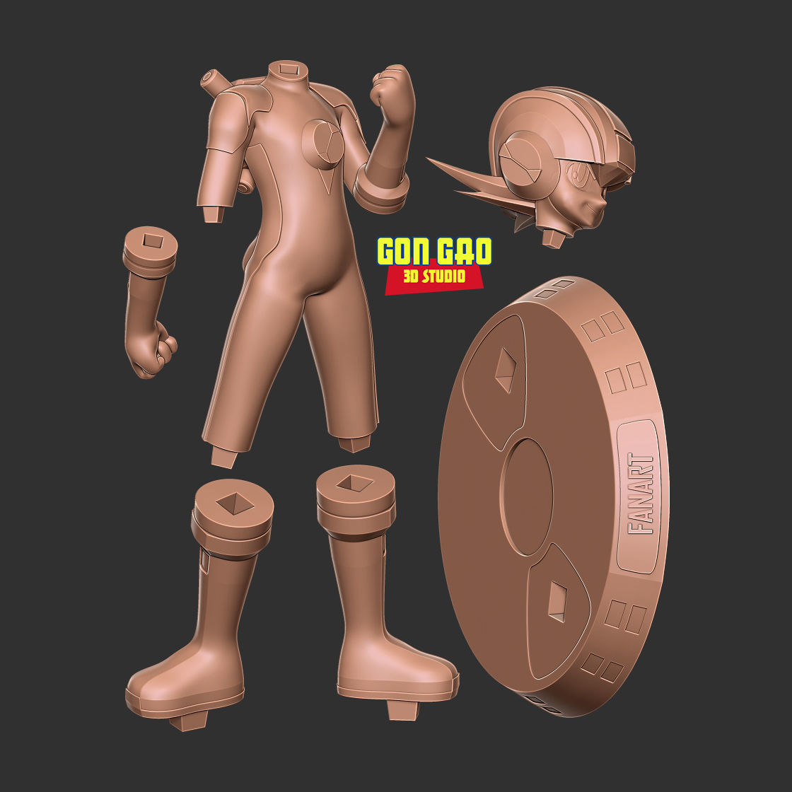 Mega Man Battle Network 3D print model_2