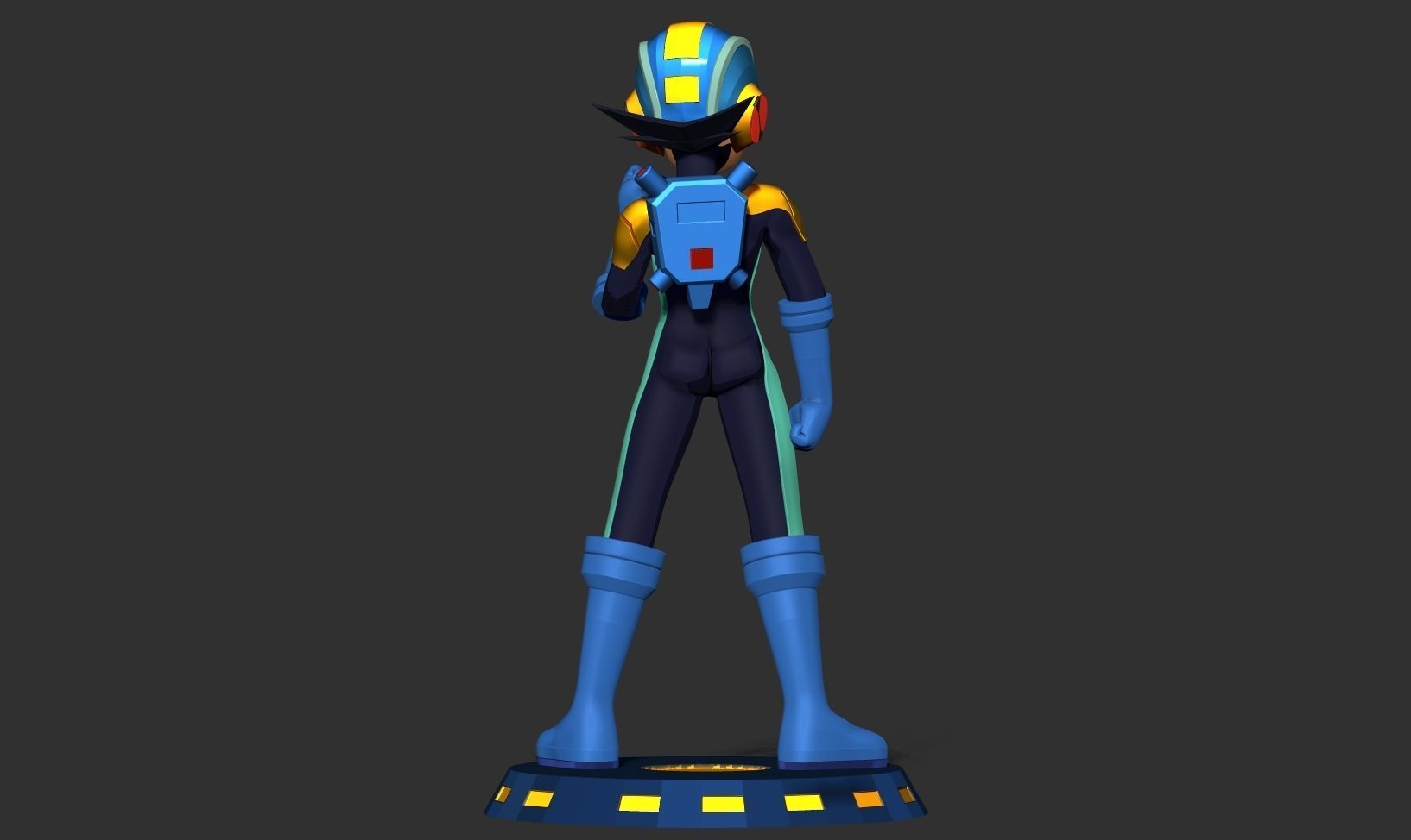 Mega Man Battle Network 3D print model_8