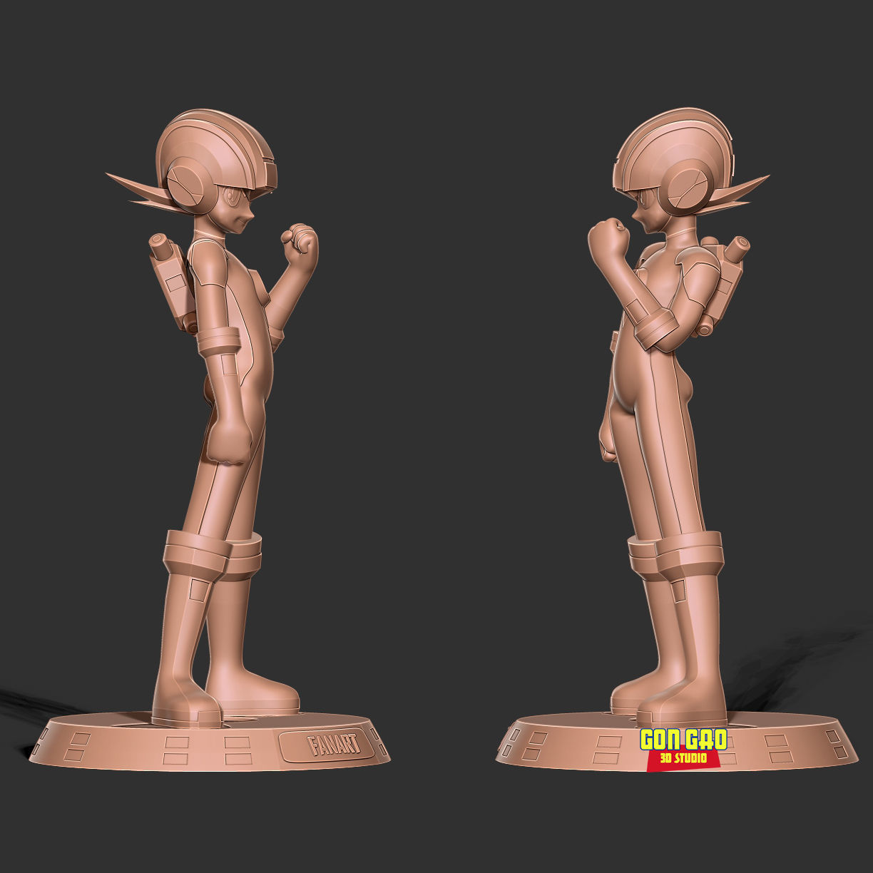 Mega Man Battle Network 3D print model_4