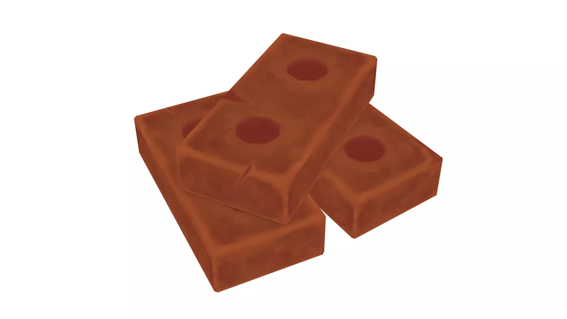 Brick - Hand Painted Free 3D model