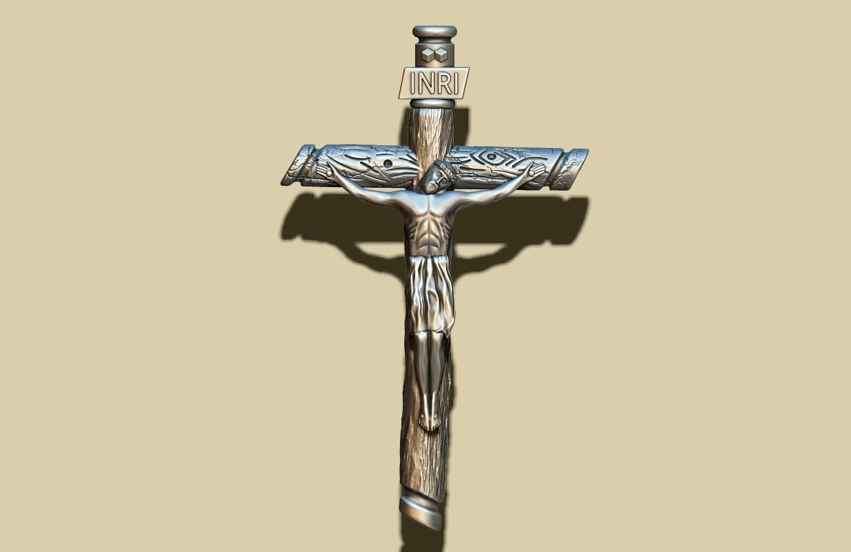 JESUS PENDANTS 3D print model_4