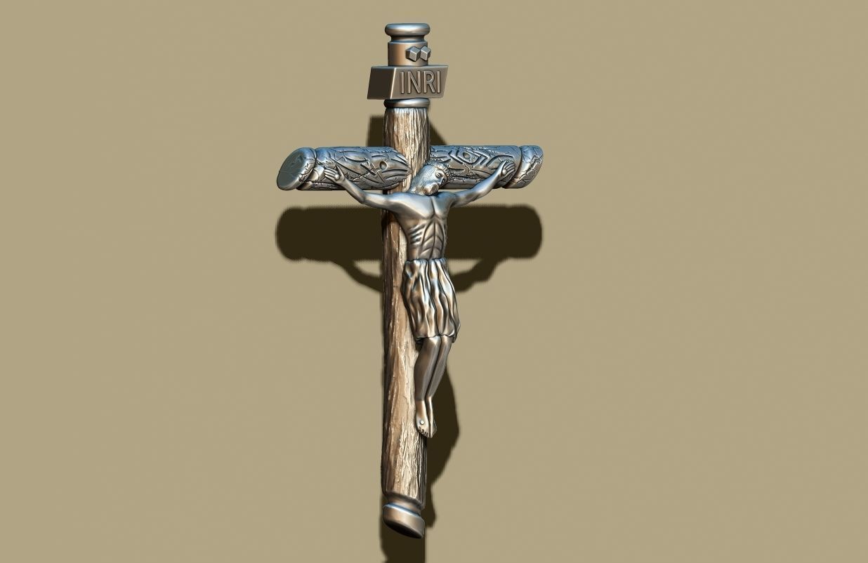 JESUS PENDANTS 3D print model_5