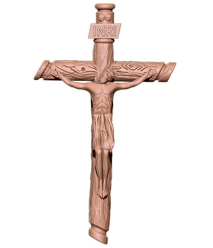 JESUS PENDANTS 3D print model_1