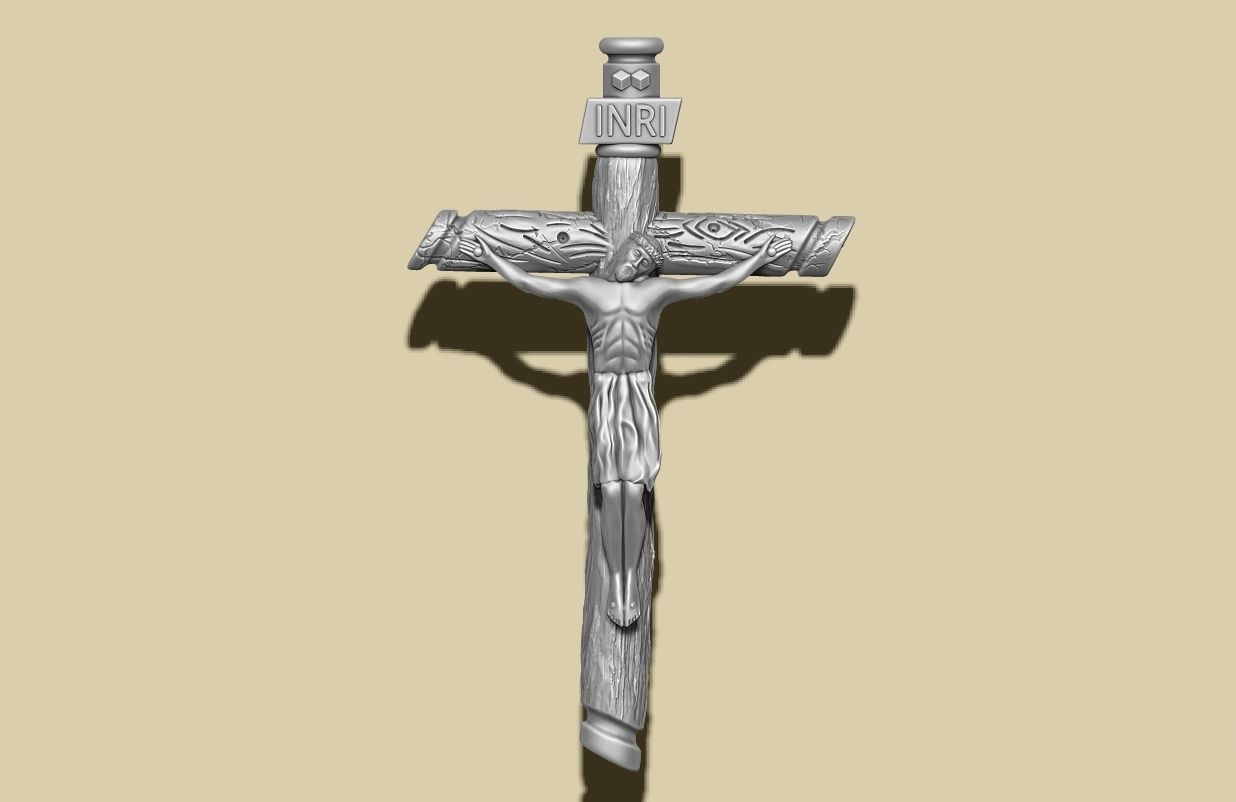 JESUS PENDANTS 3D print model_7