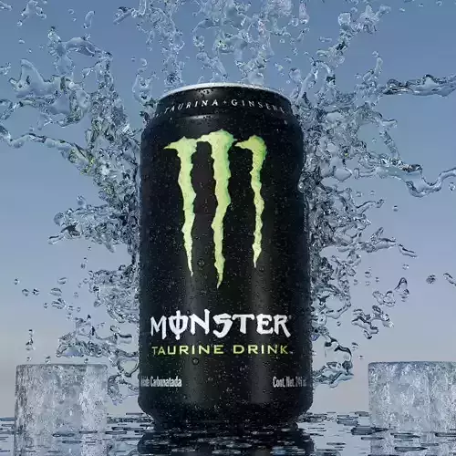 Monster can 3D model