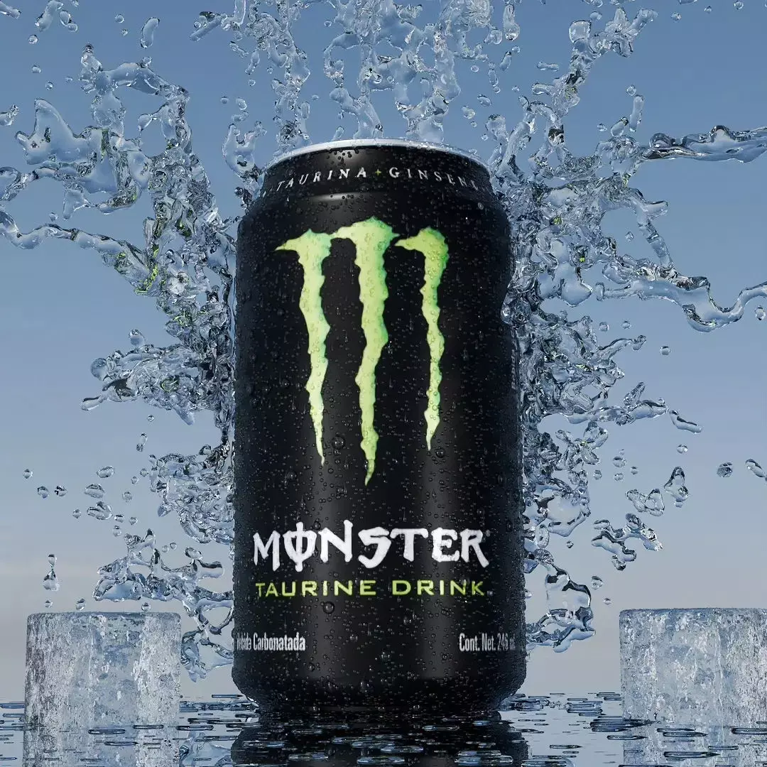 Monster can 3D model_0