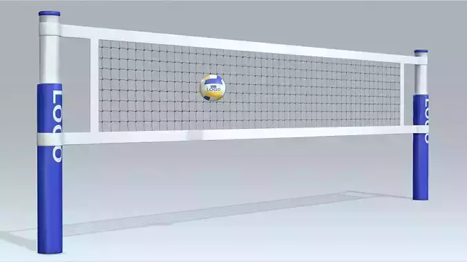 Volleyball Low-poly 3D model