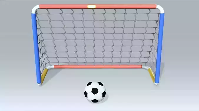 Soccer Low-poly 3D model