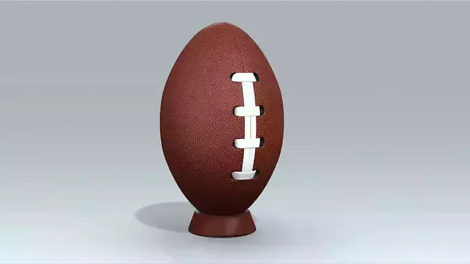 Rugby Low-poly 3D model