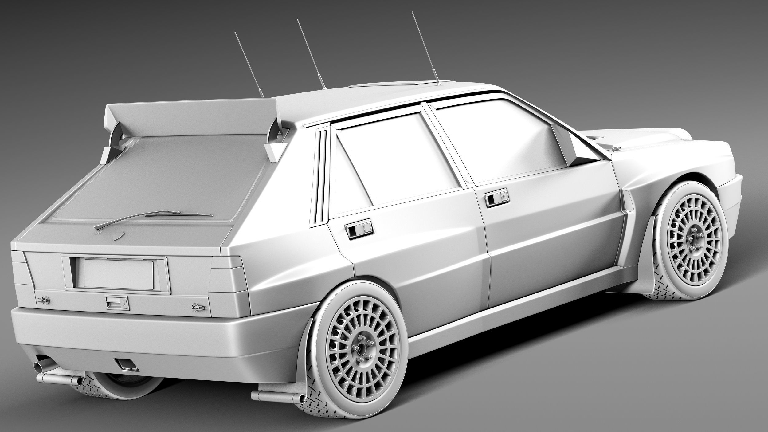 Lancia Delta HF Integrale Rally 3D model_12