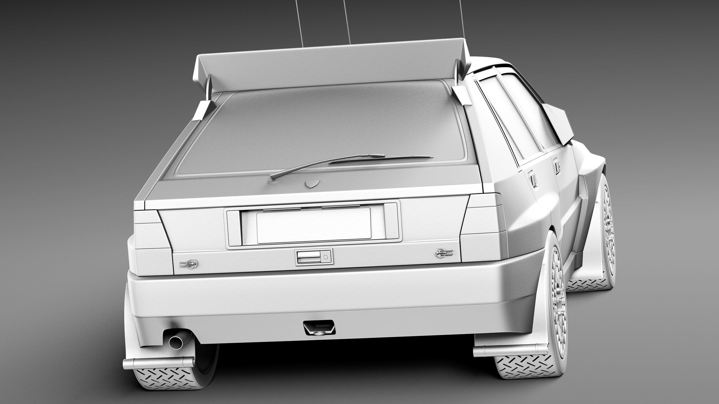 Lancia Delta HF Integrale Rally 3D model_13