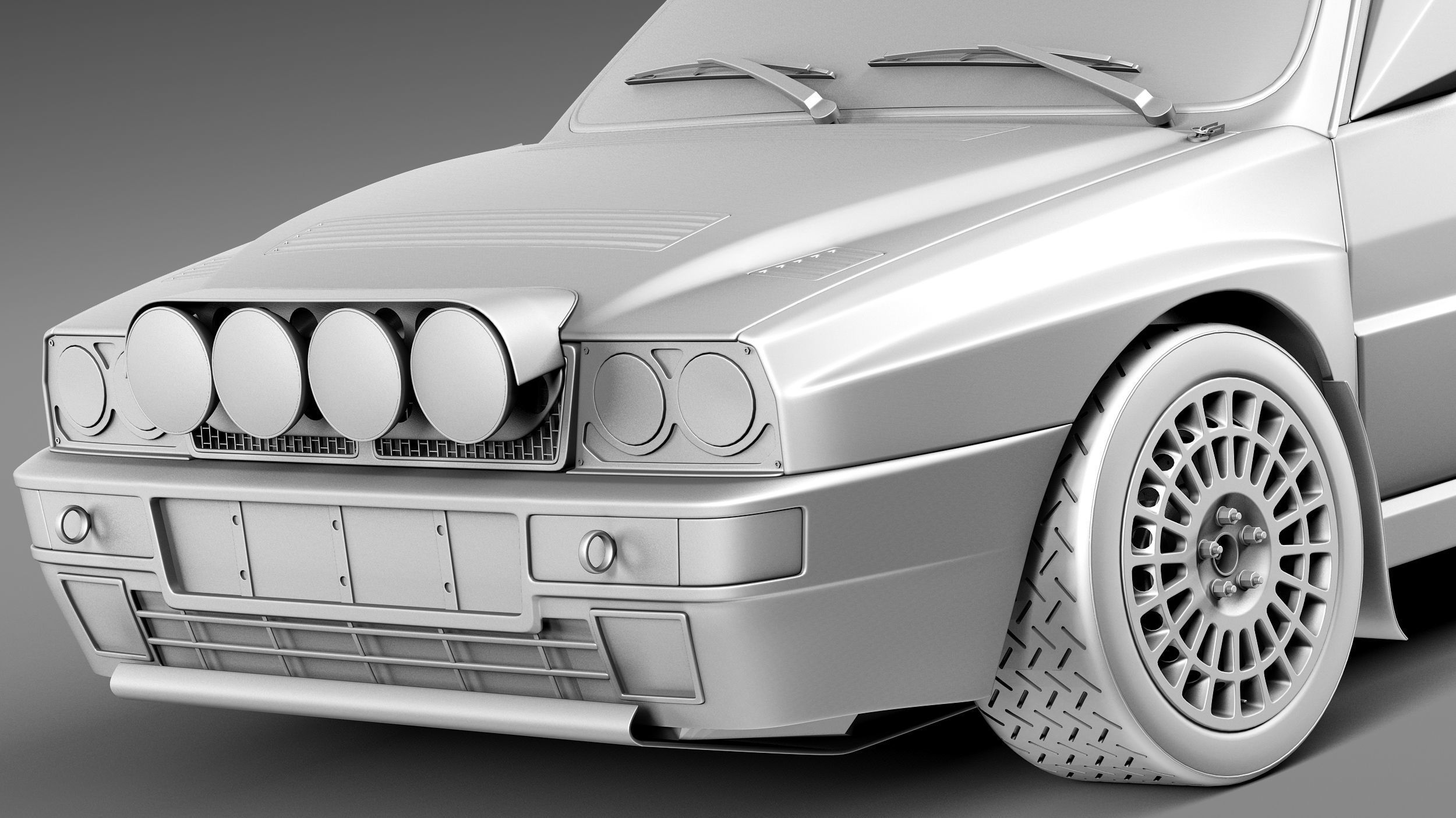 Lancia Delta HF Integrale Rally 3D model_10