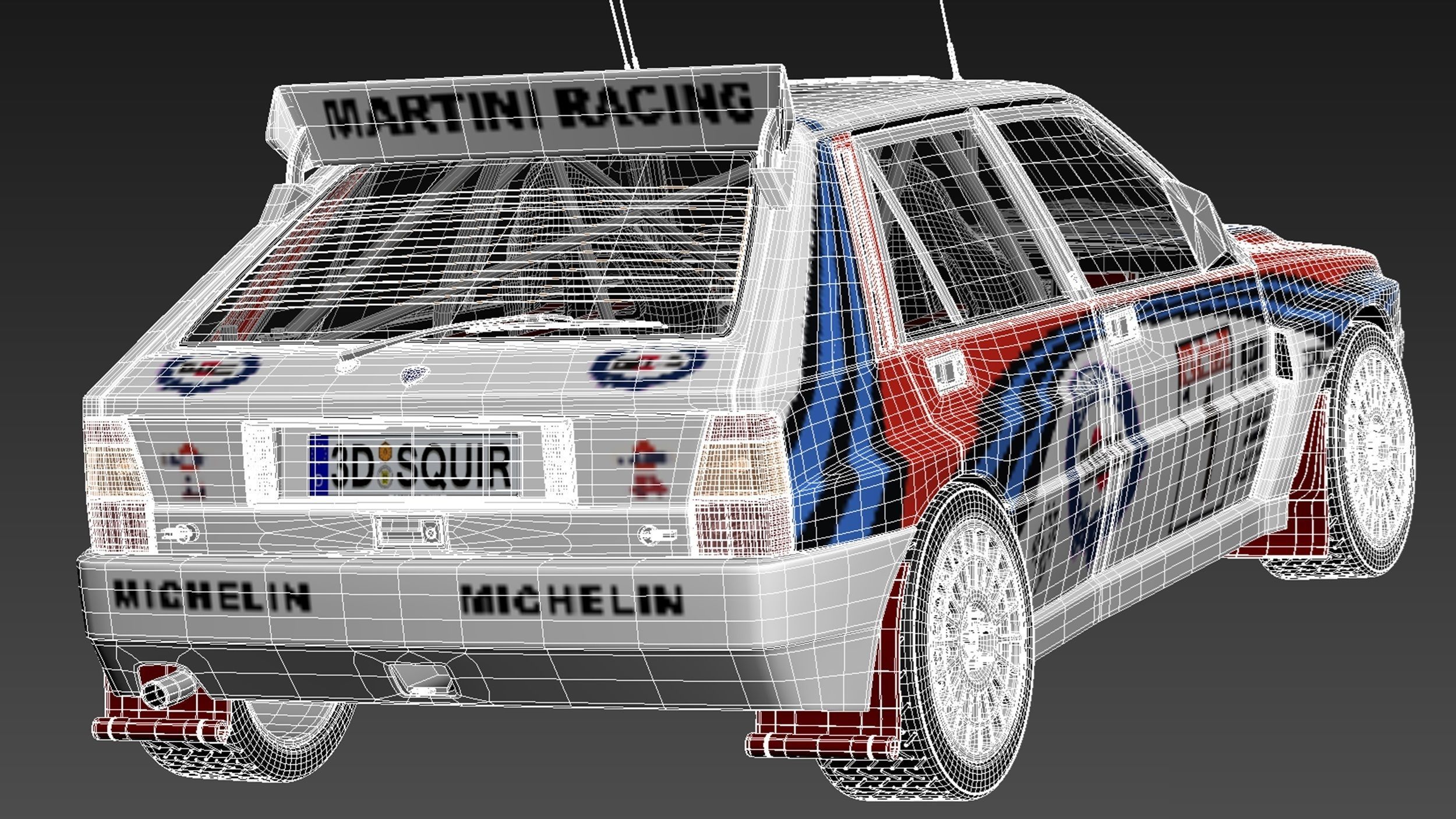 Lancia Delta HF Integrale Rally 3D model_18