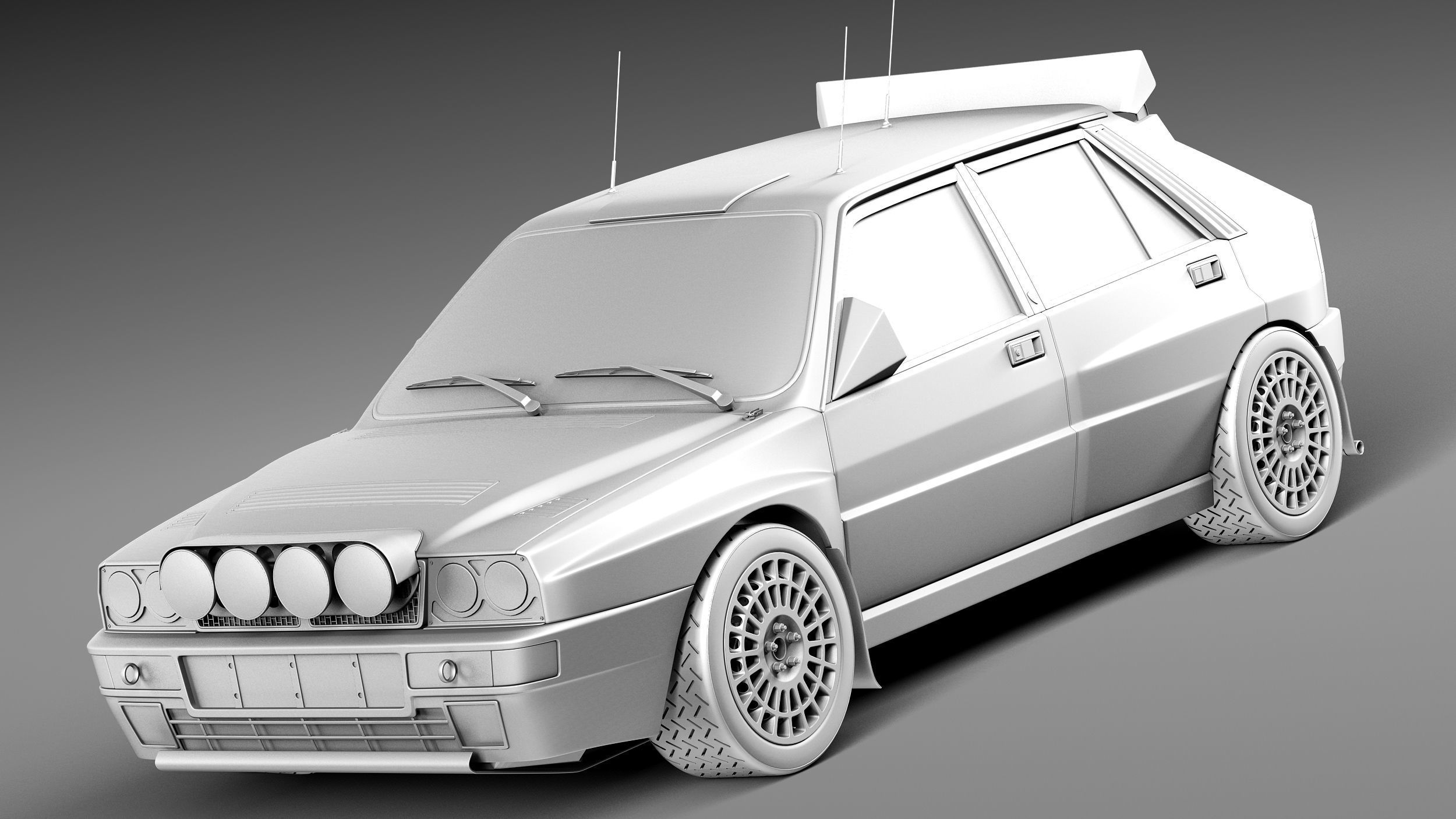 Lancia Delta HF Integrale Rally 3D model_8