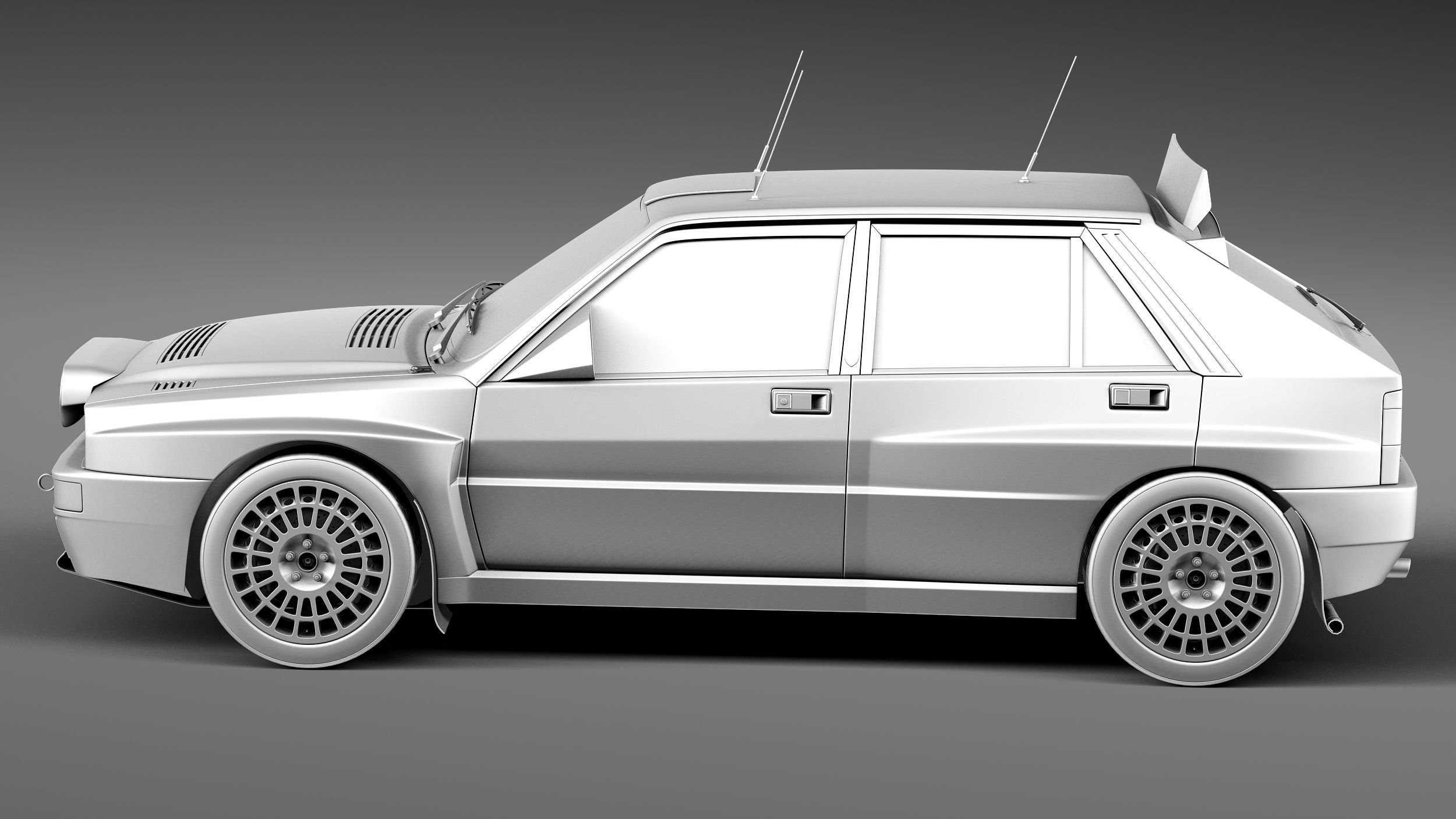 Lancia Delta HF Integrale Rally 3D model_14