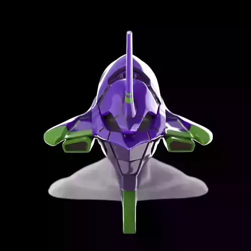 Evangelion 01 Cosplay Helmet 3D print model
