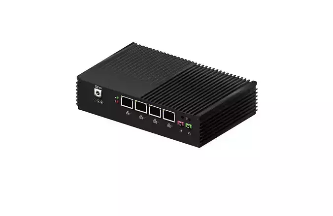 pfSense 4 Port Firewall Hardware Appliance Low-poly 3D model