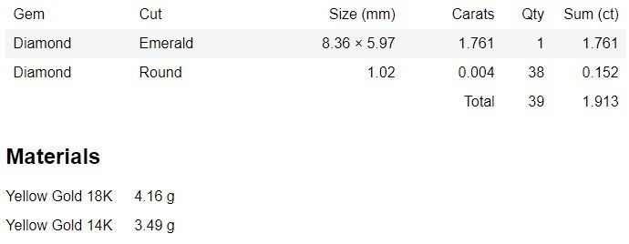 Halo Gemstone Ring 3dm stl render details 3D print model_3