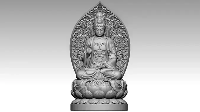 Avalokiteshvara Buddha X2 3D print model