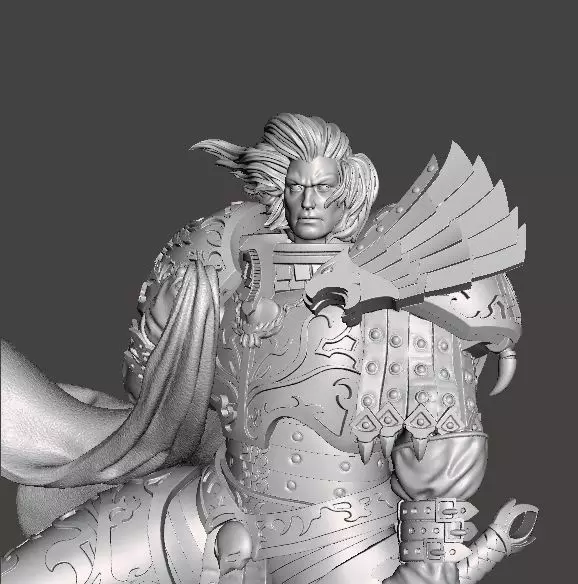 HANDSOME SON MINIATURE MODEL FIGURE FOR SCIFI GAMES RPG WARGAMES 3D print model