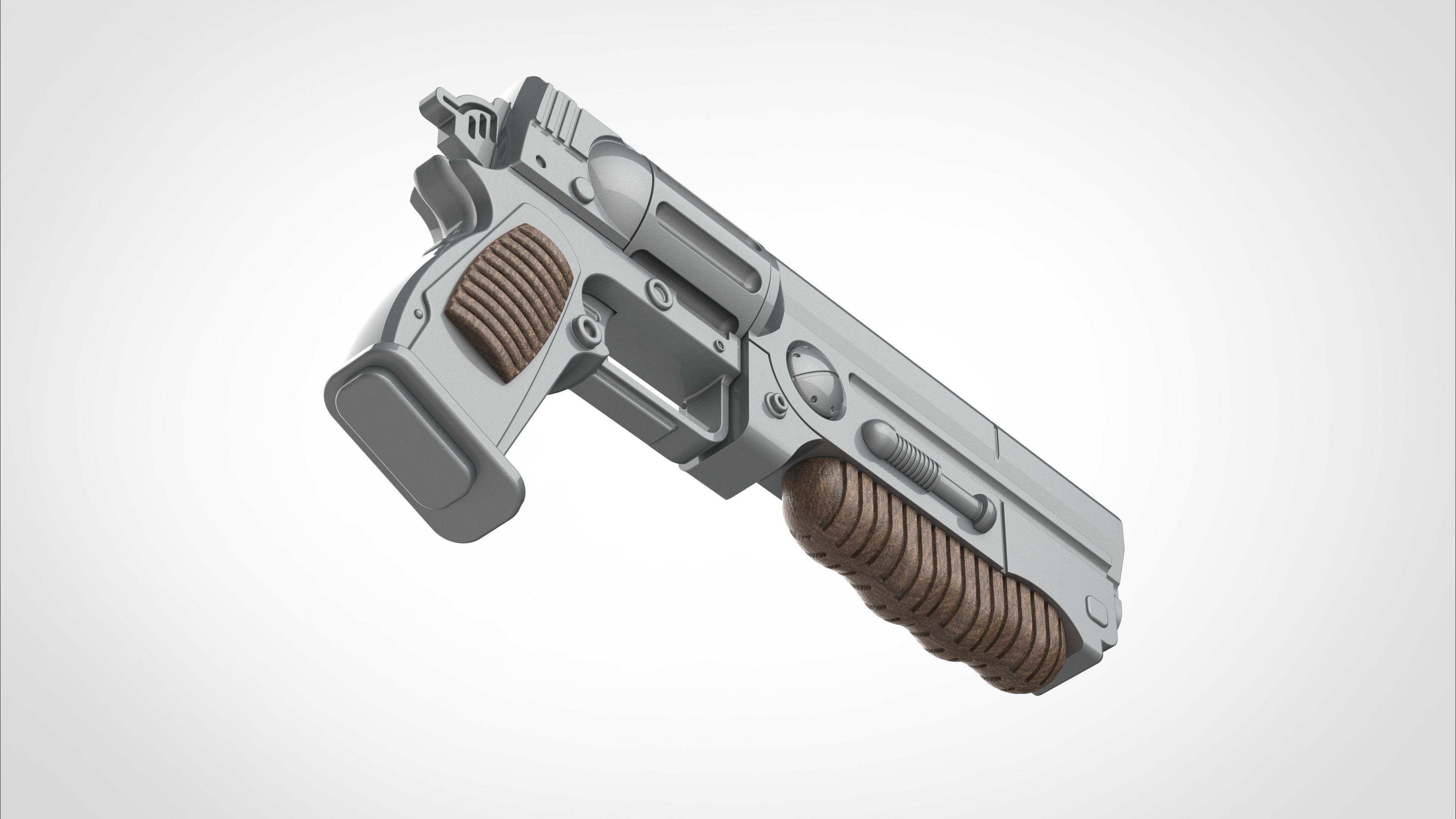 Colt 6520 from the tv series Fallout 2024 3D model_7