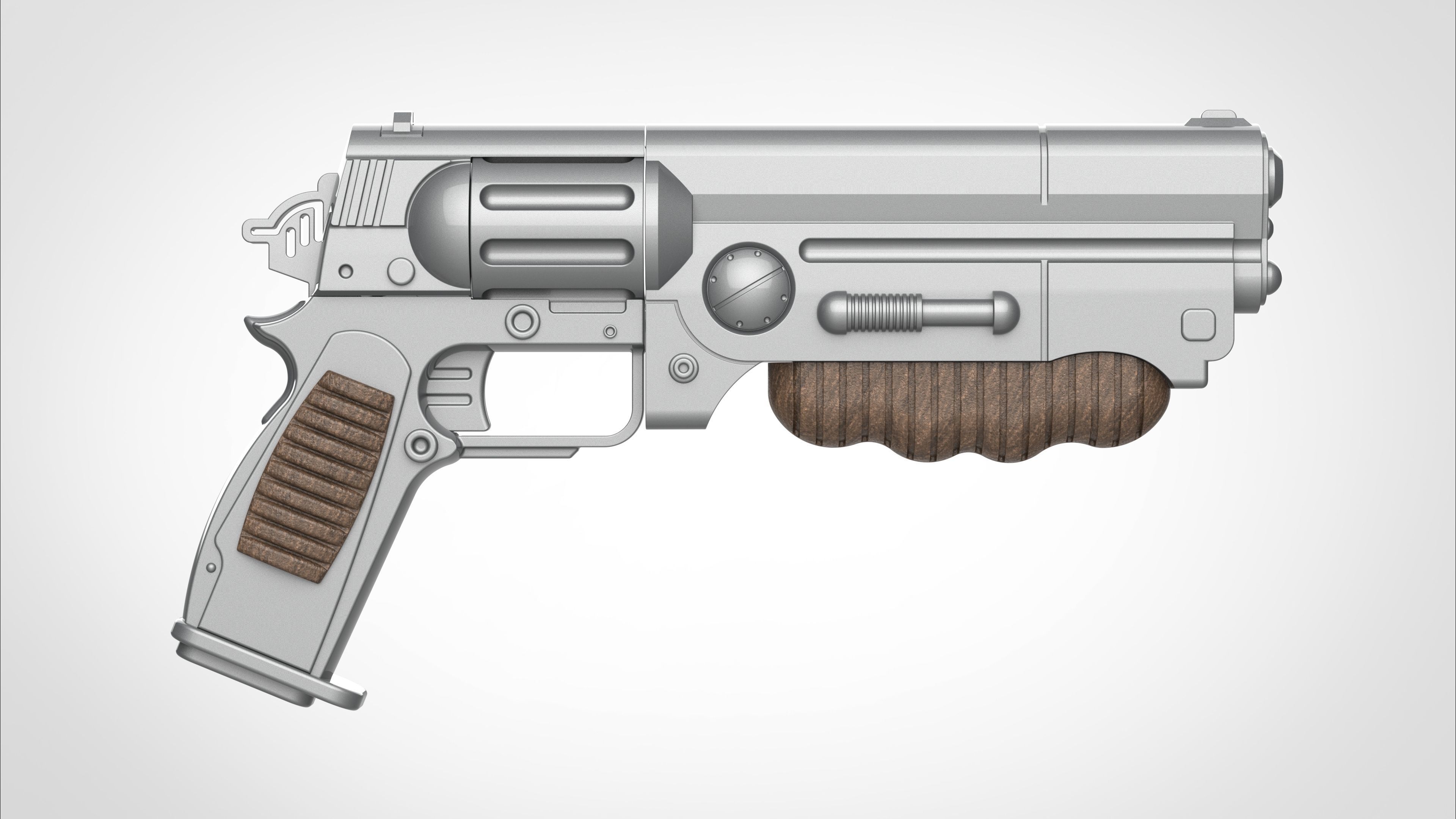 Colt 6520 from the tv series Fallout 2024 3D model_5
