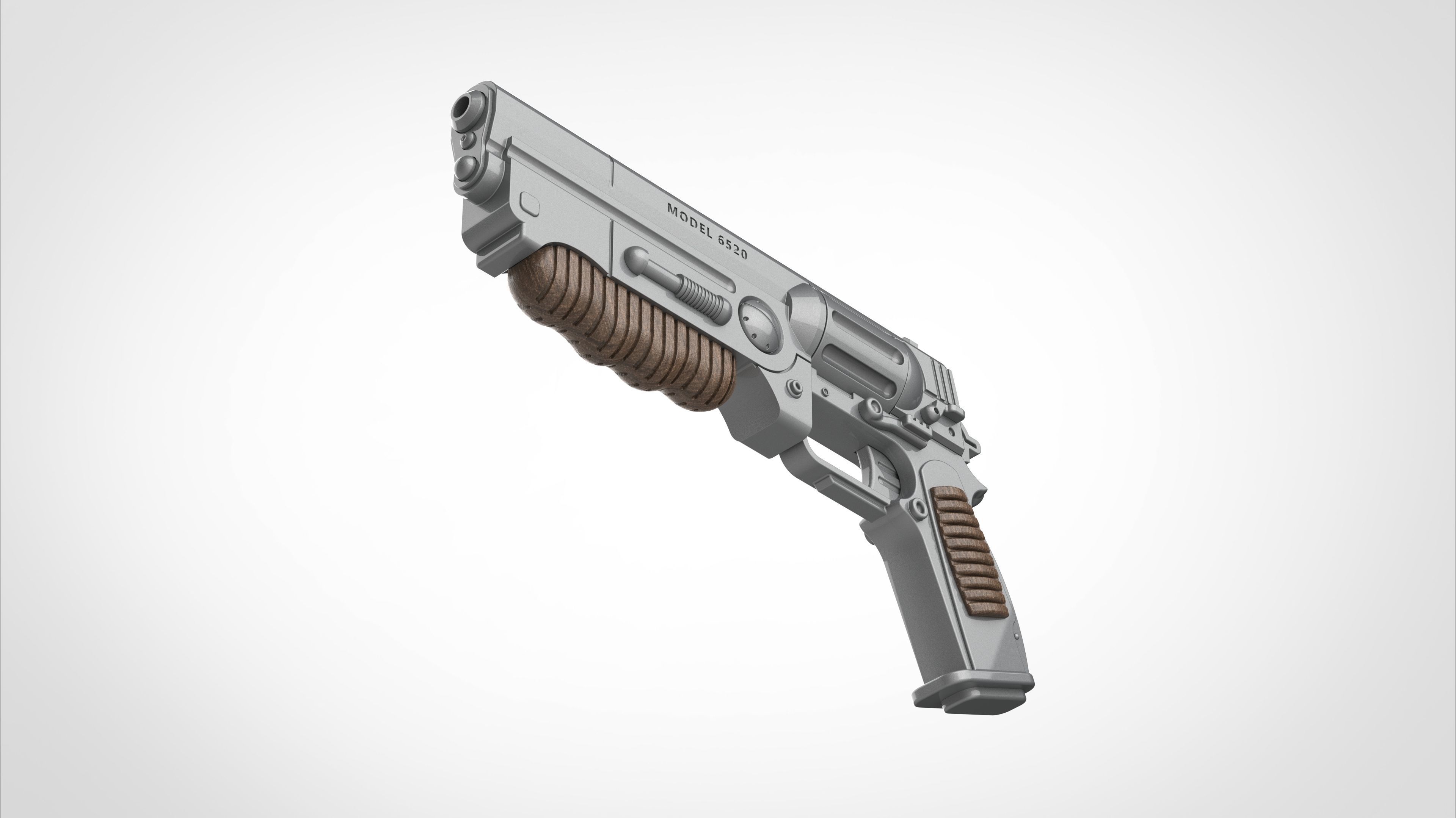 Colt 6520 from the tv series Fallout 2024 3D model_9