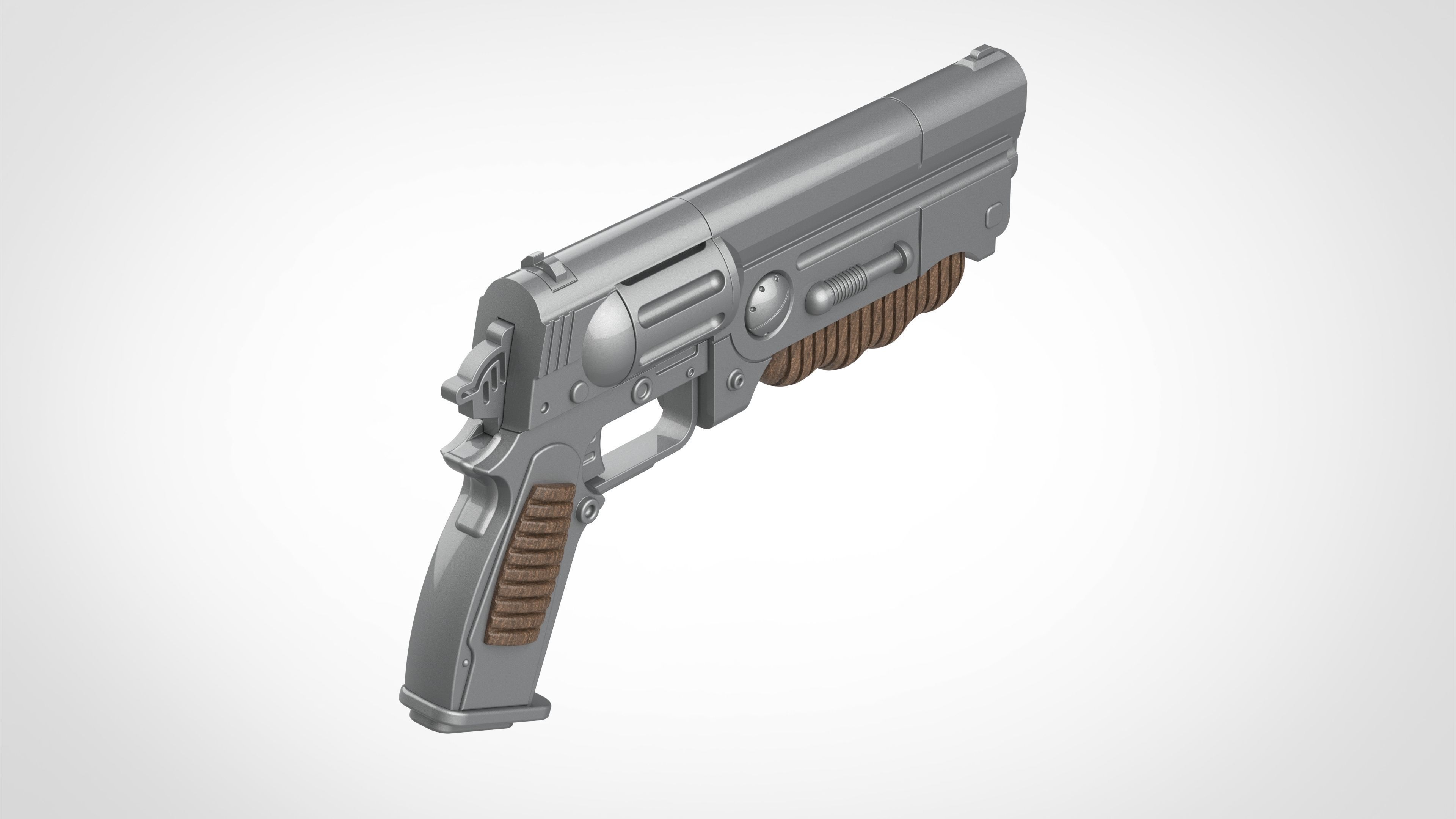 Colt 6520 from the tv series Fallout 2024 3D model_4