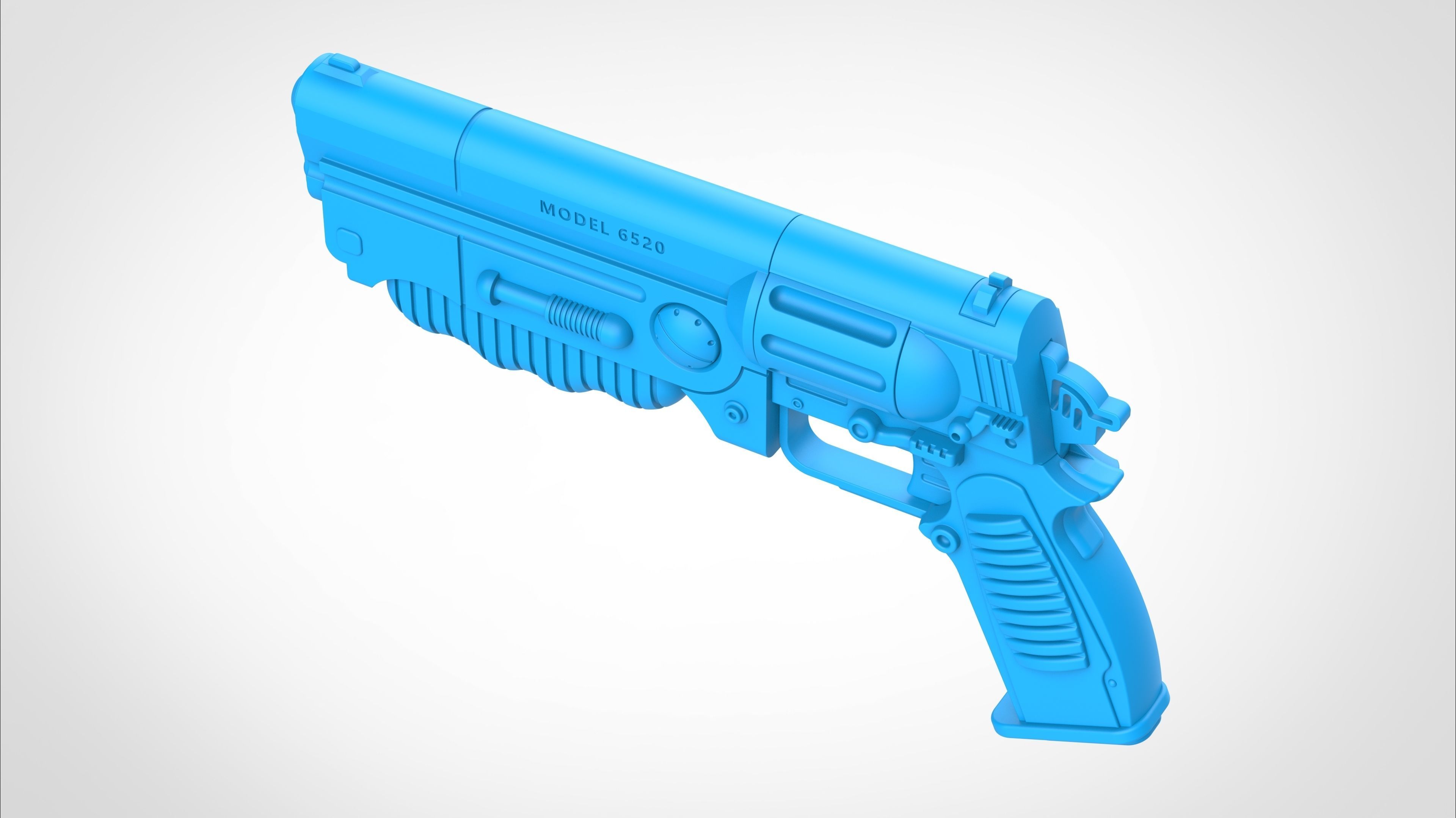Colt 6520 from the tv series Fallout 2024 3D model_35