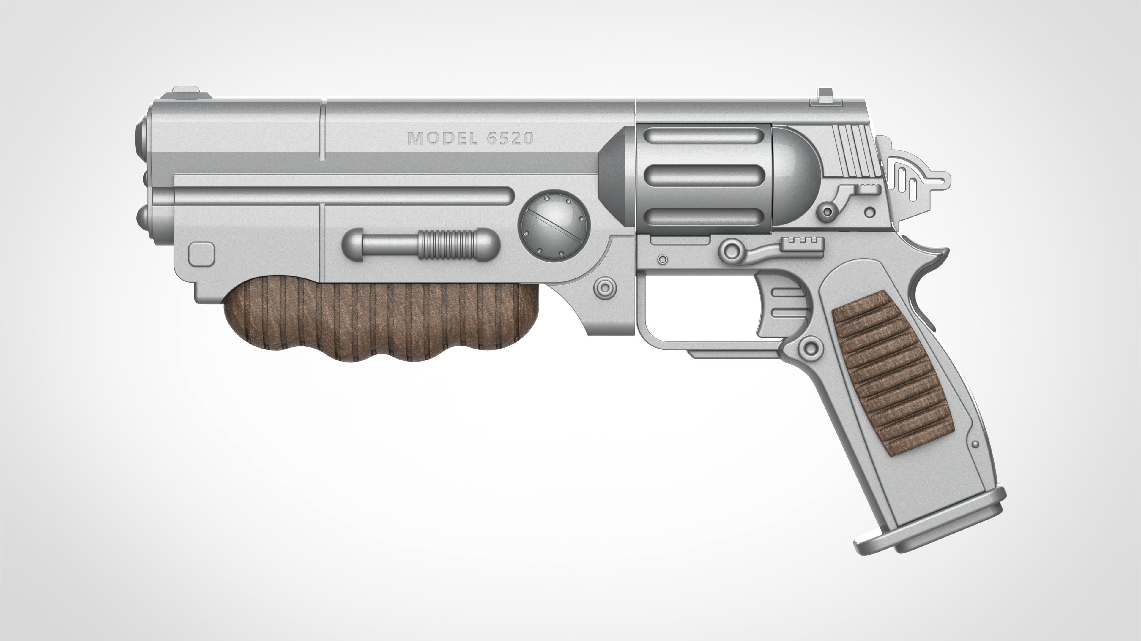 Colt 6520 from the tv series Fallout 2024 3D model_1