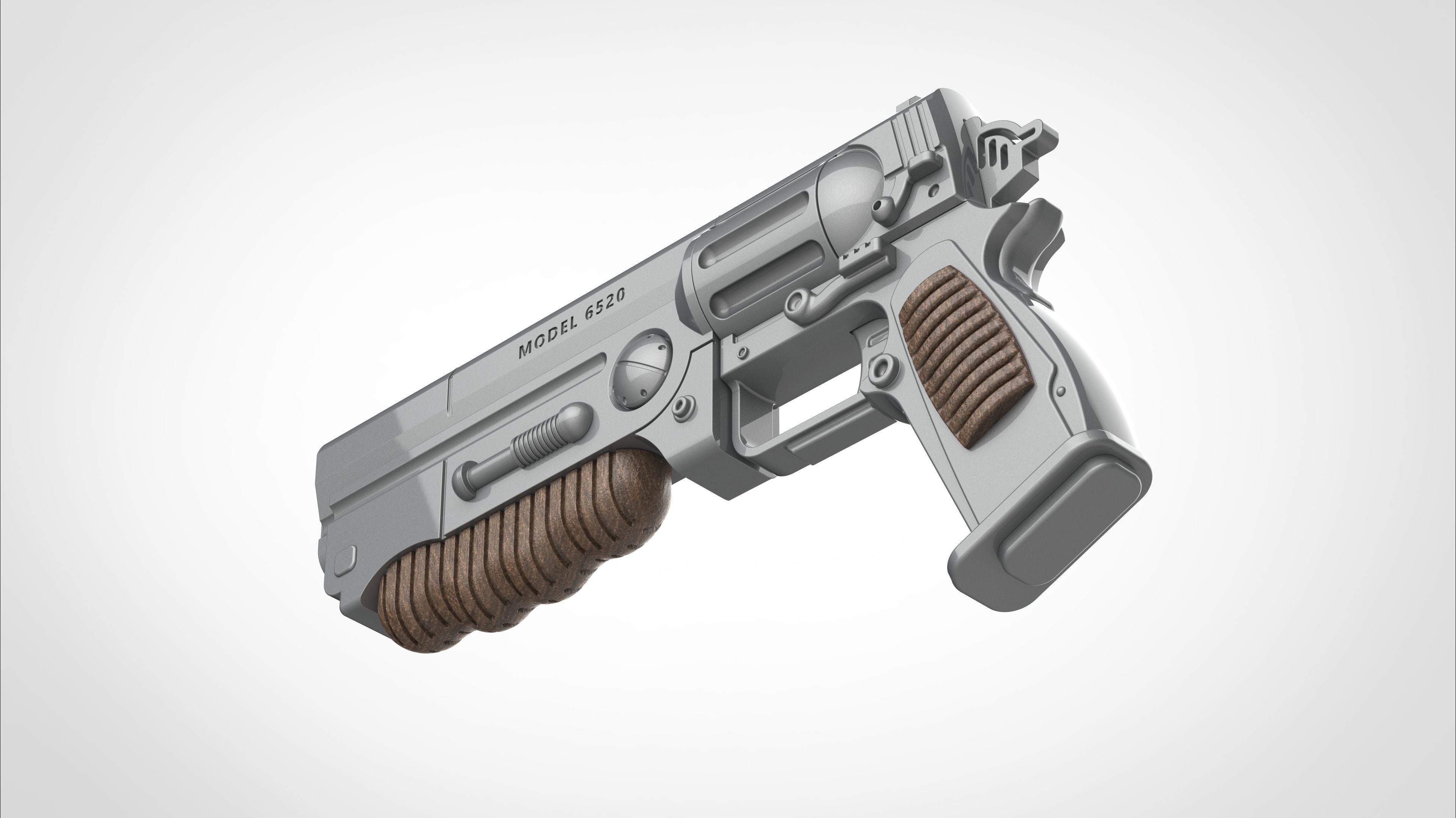 Colt 6520 from the tv series Fallout 2024 3D model_8