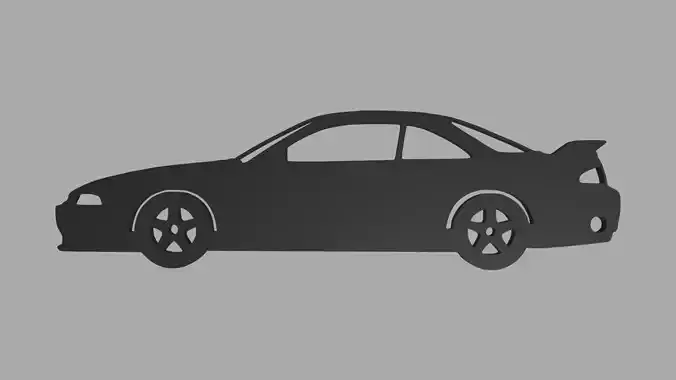 Nissan Silvia S14 Veilside Coupe 1995 Key Ring