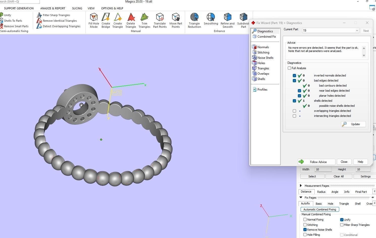 Rings Perlee Clovers All Sizes Collection 3D print model_10