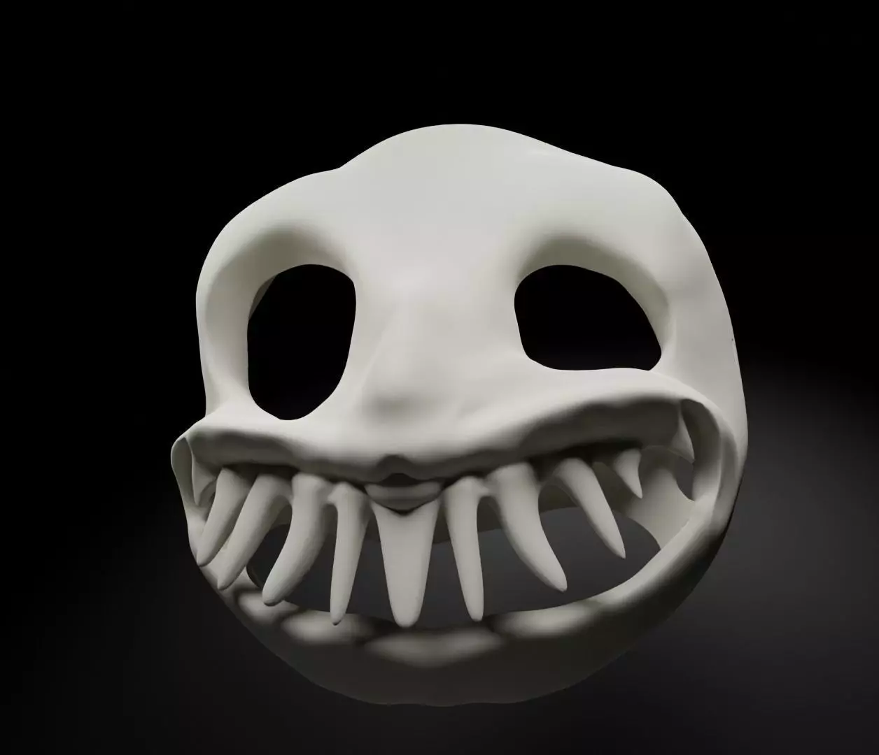 Buckshot Roulette Costume Face Mask 3D print model