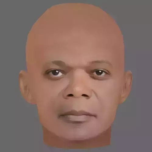 Samuel L Jackson Head - Low poly head for game