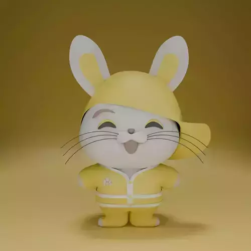 Stylized rabbit 
