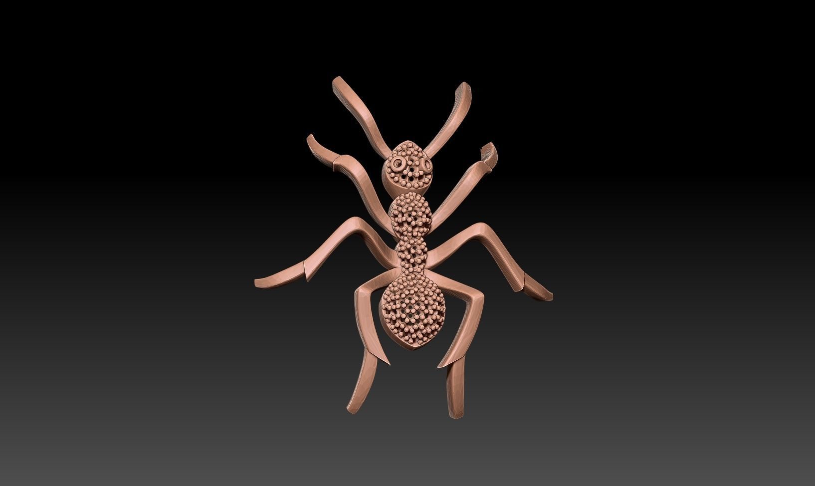 ANT MODEL NECKLACE 3D print model_1