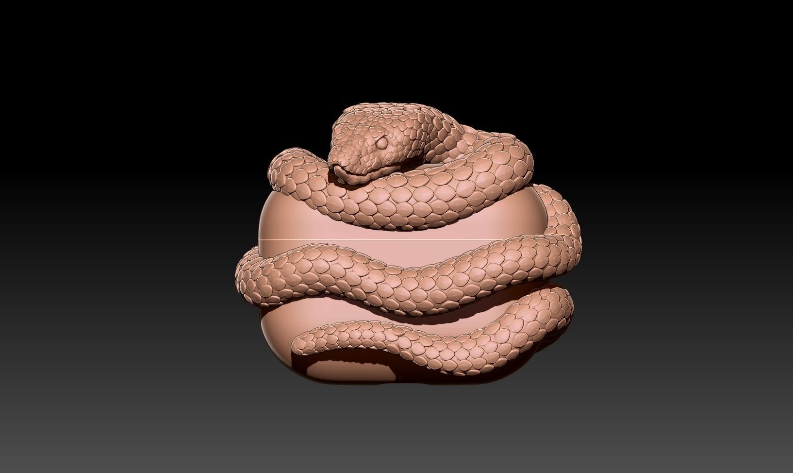 APPLE AIRPODS SNAKE 3D print model_2