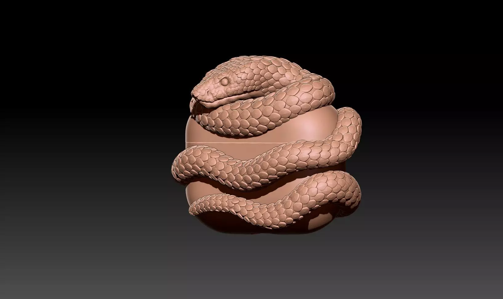 APPLE AIRPODS SNAKE 3D print model_0