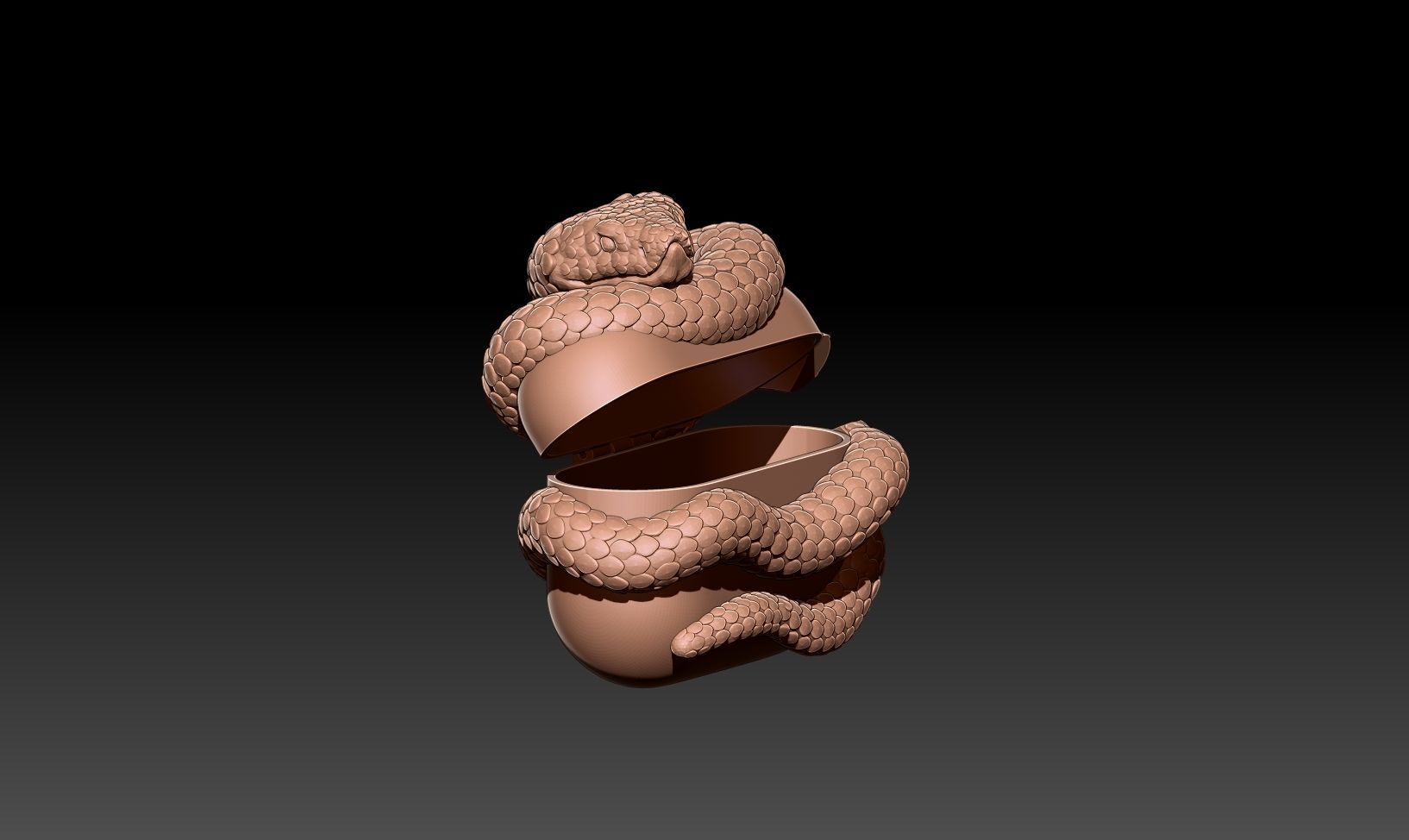 APPLE AIRPODS SNAKE 3D print model_1