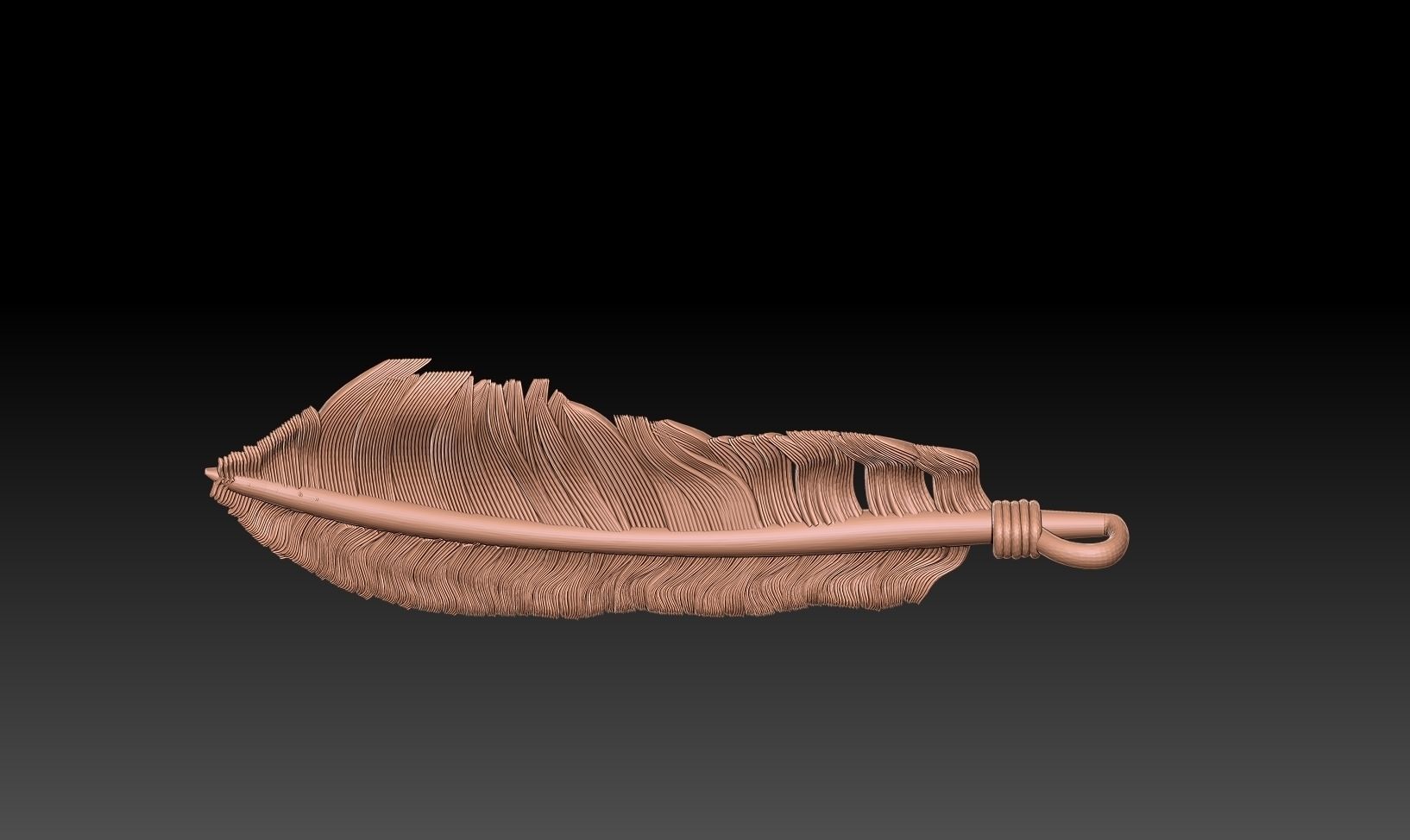 FEATHER MODEL 3D print model_1