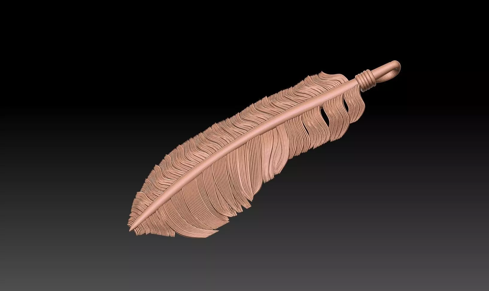 FEATHER MODEL 3D print model_0