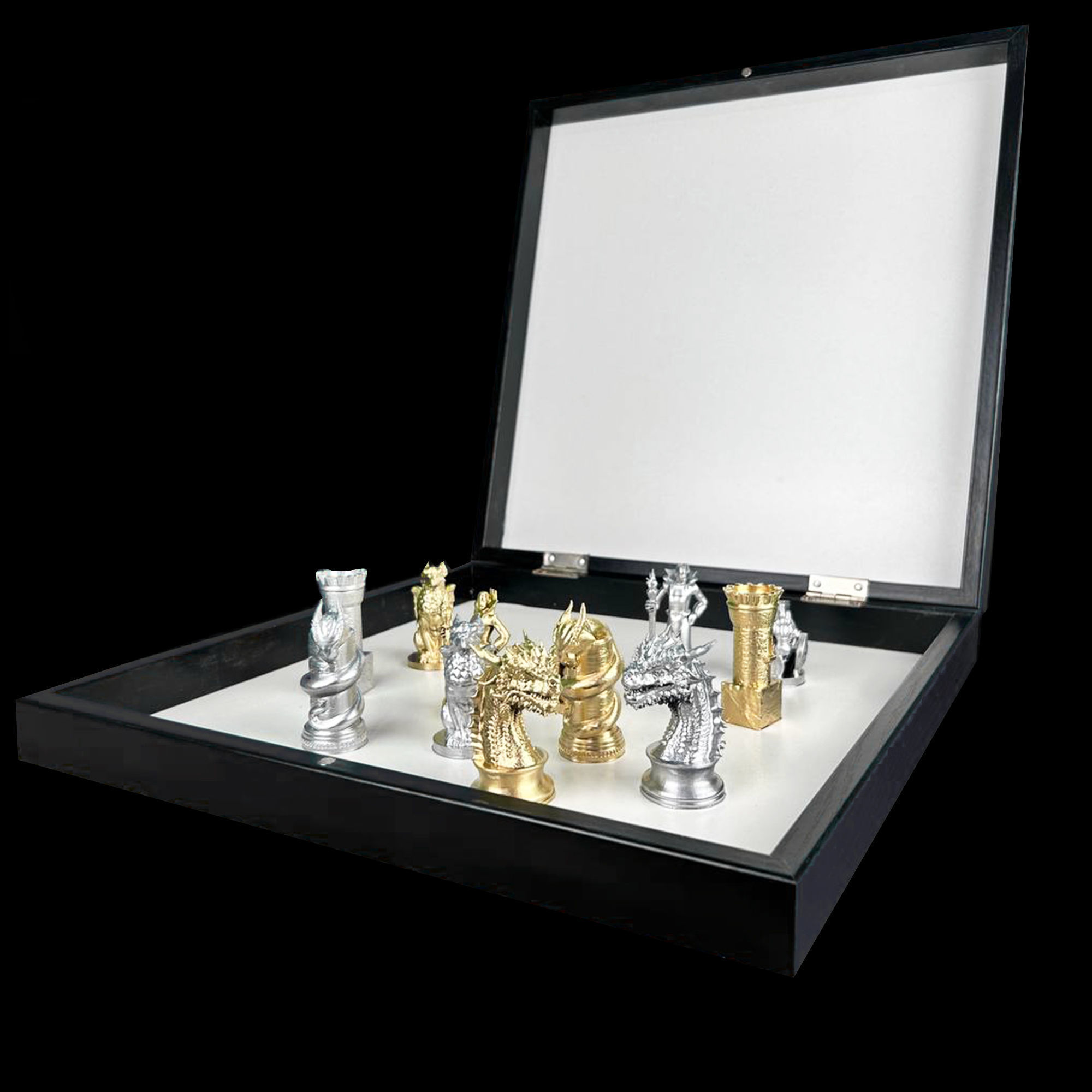 Dragon Chess Pieces 6 Different Pieces - Dragon Chess Game 3D print model_62