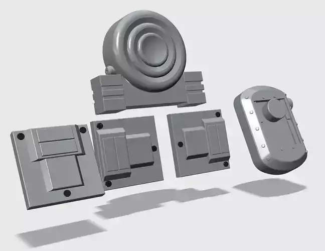 Fallout Greebles   3D print model